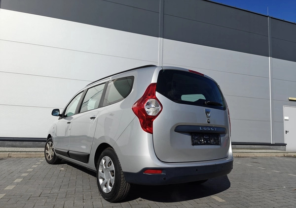 Dacia Lodgy cena 22900 przebieg: 187200, rok produkcji 2012 z Mońki małe 704